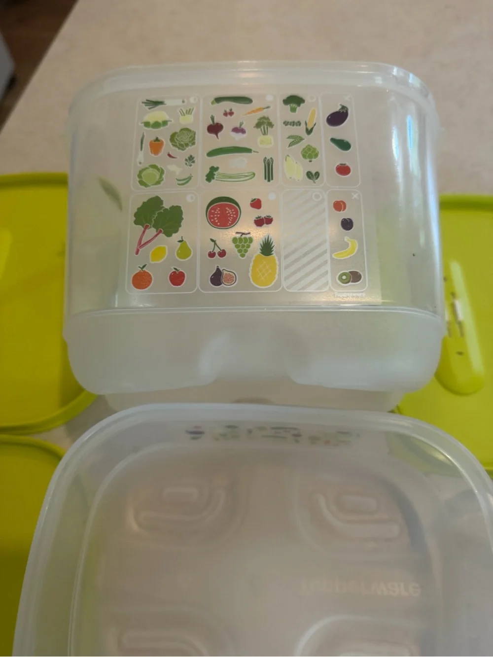 Tupperware Set of 3 Small Deep Fridgesmart Containers